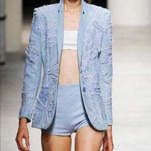 Barbara Bui Runway Denim Booty Shorts